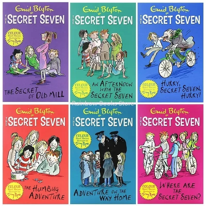 The Secret Seven by Enid Blyton – 6 Book Set Children’s Adventure & Detective Stories