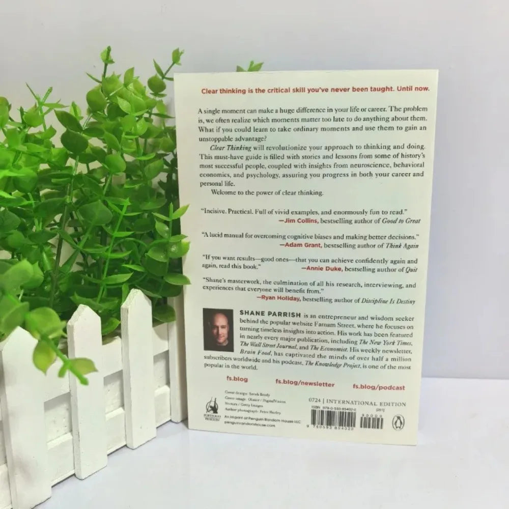 Clear Thinking by Shane Parrish – Mental Models & Smarter Decision-Making Book