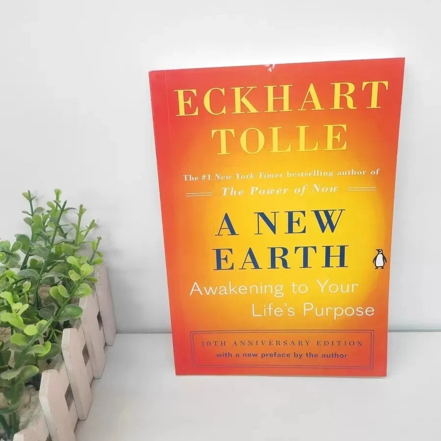 A New Earth by Eckhart Tolle – Awakening to Your Life’s Purpose Paperback Book