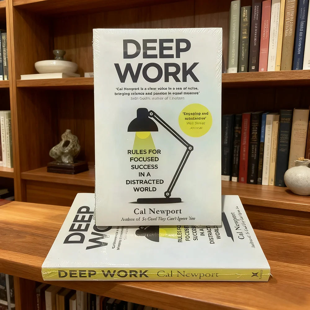 Deep Work by Cal Newport – Focus & Productivity Book for Leadership & Success
