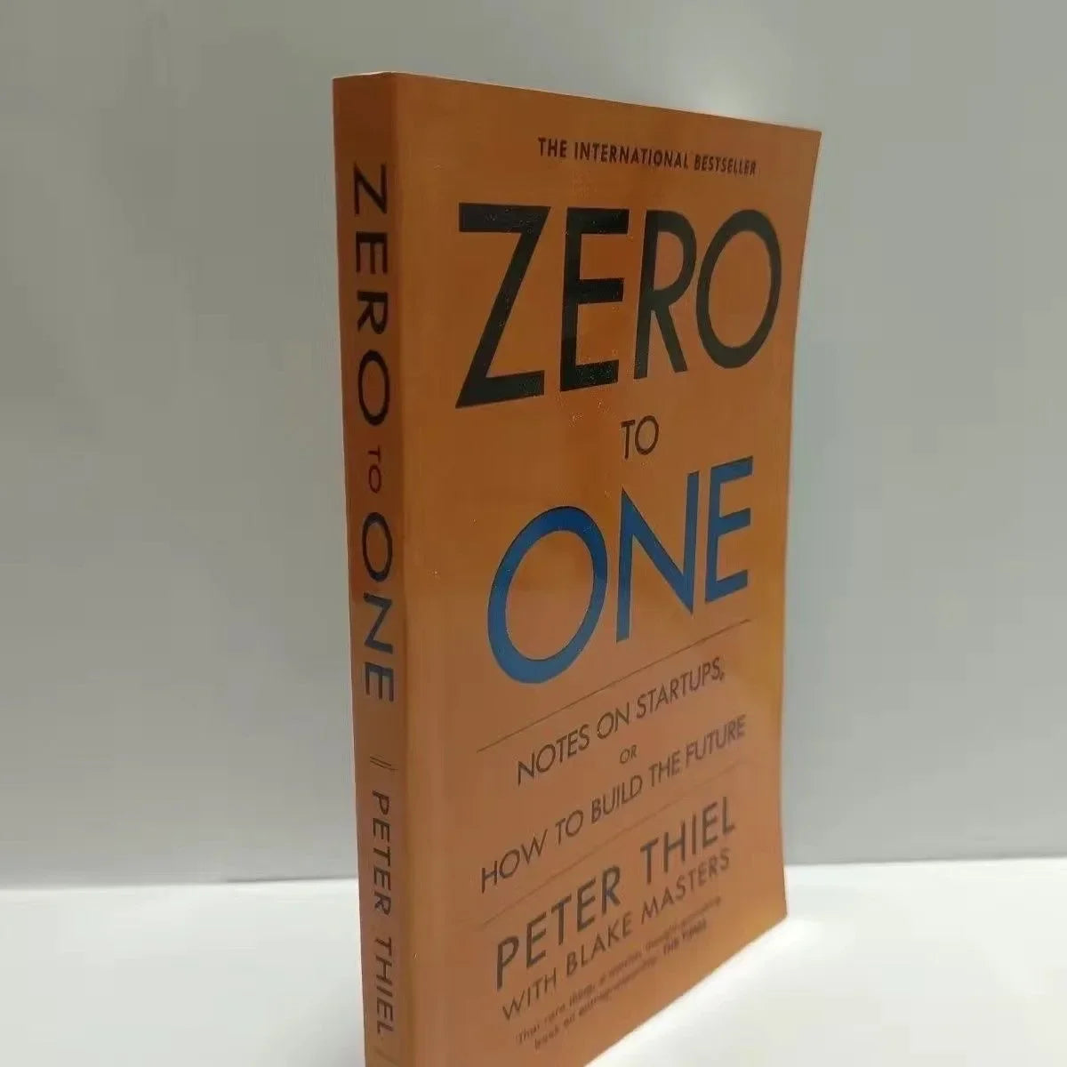 Zero to One by Peter Thiel – Entrepreneurship & Startup Guide Paperback Book