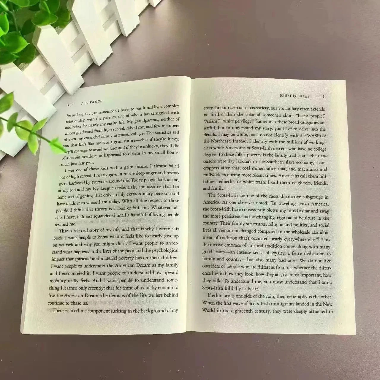 Hillbilly Elegy by J.D. Vance – A Memoir of Family and Culture in Crisis Paperback Book