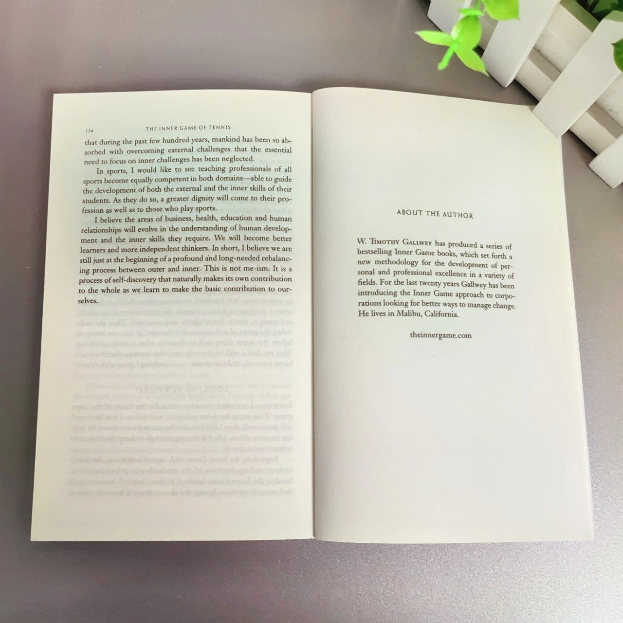 The Inner Game of Tennis – Classic Guide to the Mental Side of Peak Performance Book