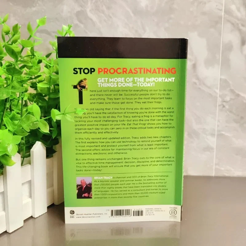 Eat That Frog by Brian Tracy – 21 Ways to Stop Procrastinating & Boost Productivity Book