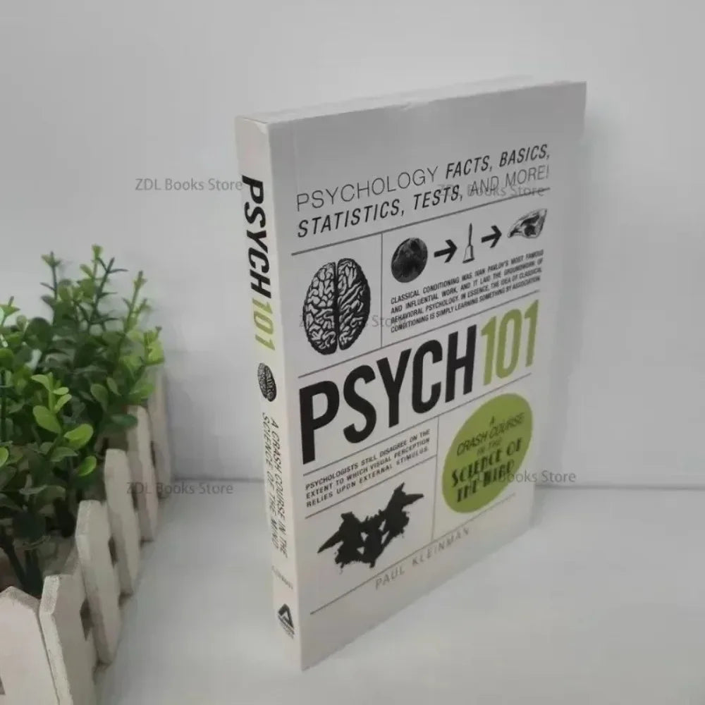 Psych 101 by Paul Kleinman – Crash Course in the Science of the Mind Paperback Book