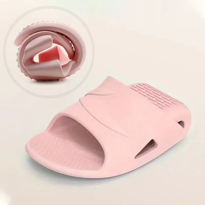 2024 Foldable EVA Slippers – Portable Non-Slip Bathroom & Travel Slides for Men & Women