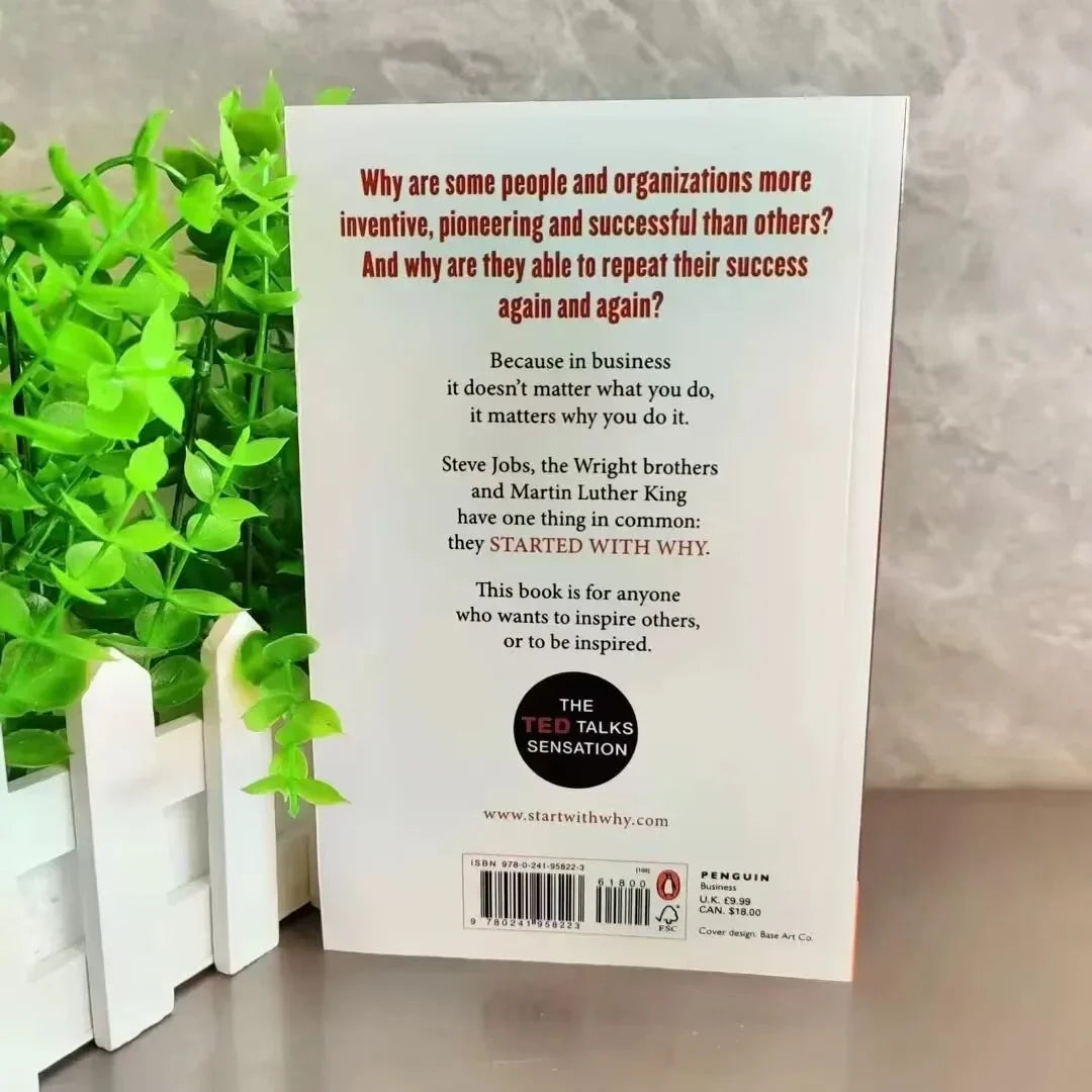 Find Your Why & Start with Why by Simon Sinek – Motivational Leadership & Business Book Set