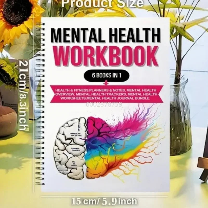 Mental Wellness Journal & Planner Notebook – Cashbook Organizer Diary