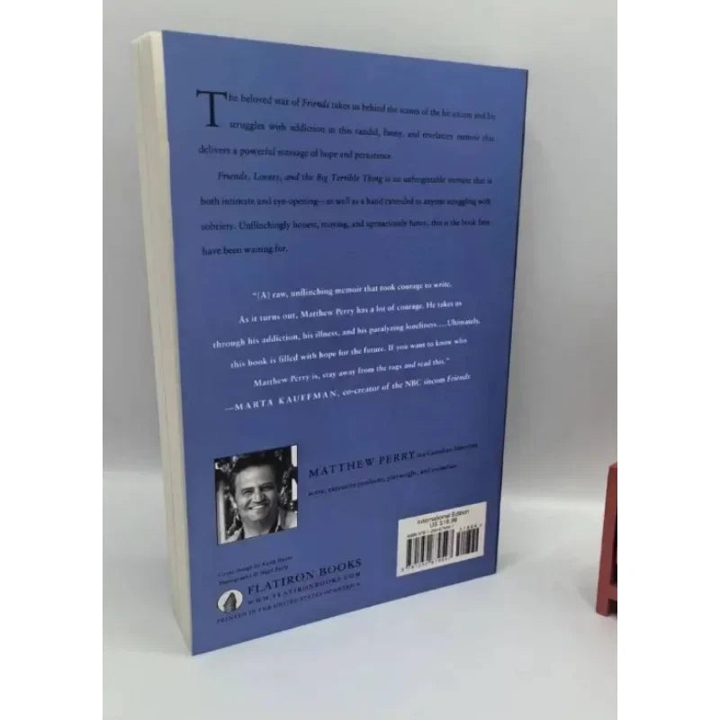 Friends, Lovers, and the Big Terrible Thing by Matthew Perry – English Memoir Paperback Book