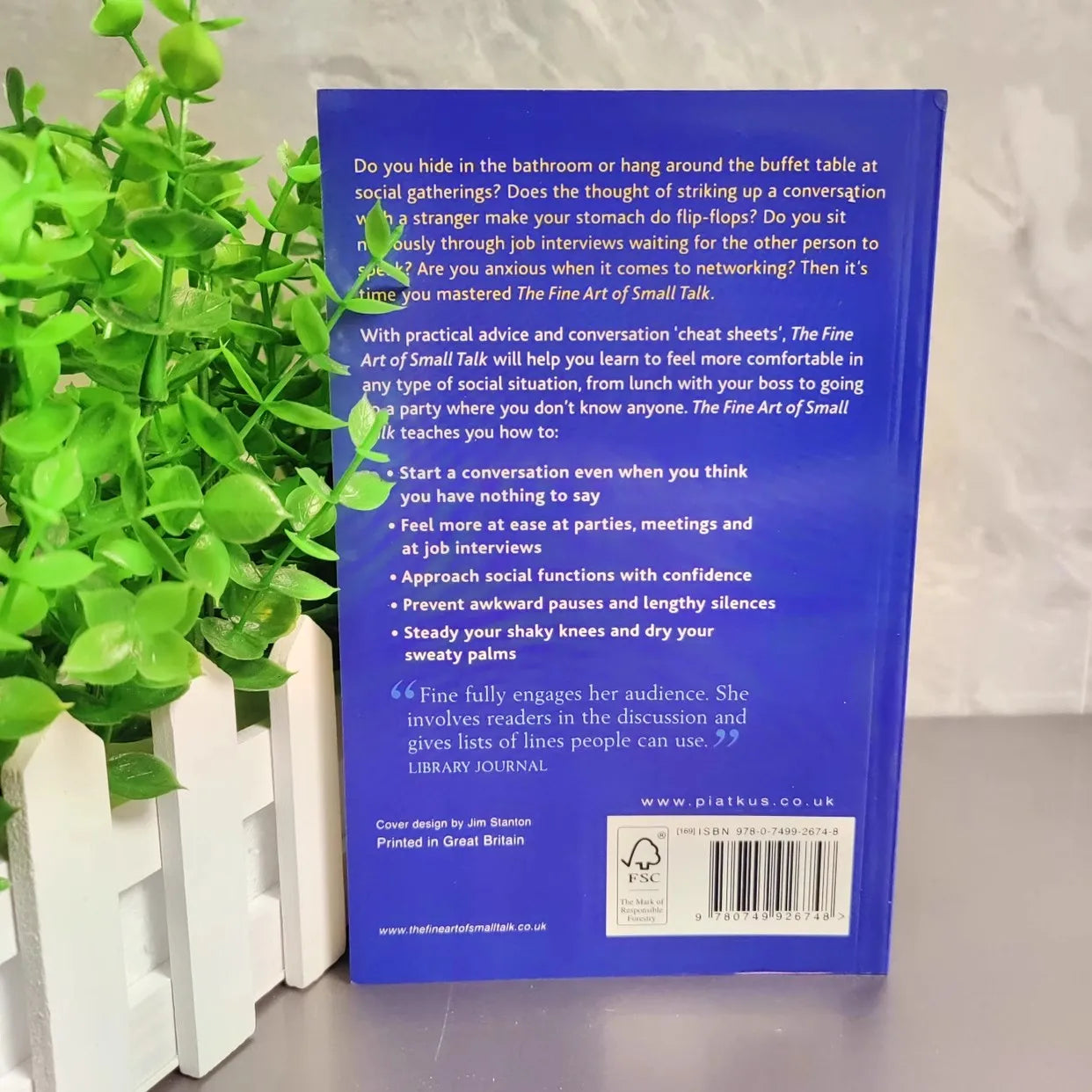 The Fine Art of Small Talk by Debra Fine – How to Start Conversations English Paperback Book