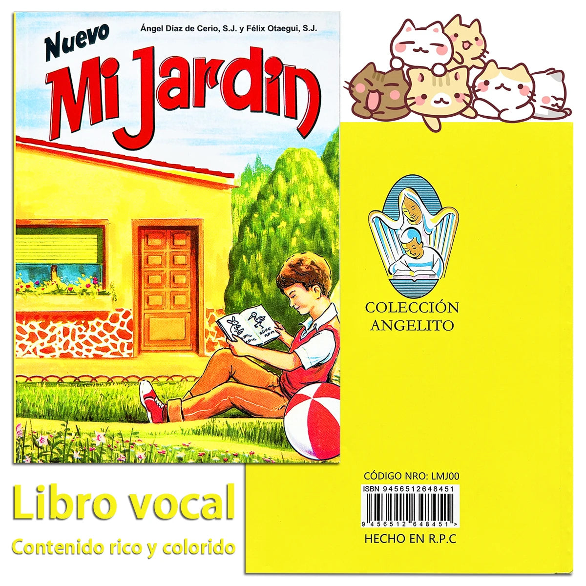 Nuevo Mi Jardín Spanish Phonetic Learning Book – Kids Educational Textbook (112 Pages)