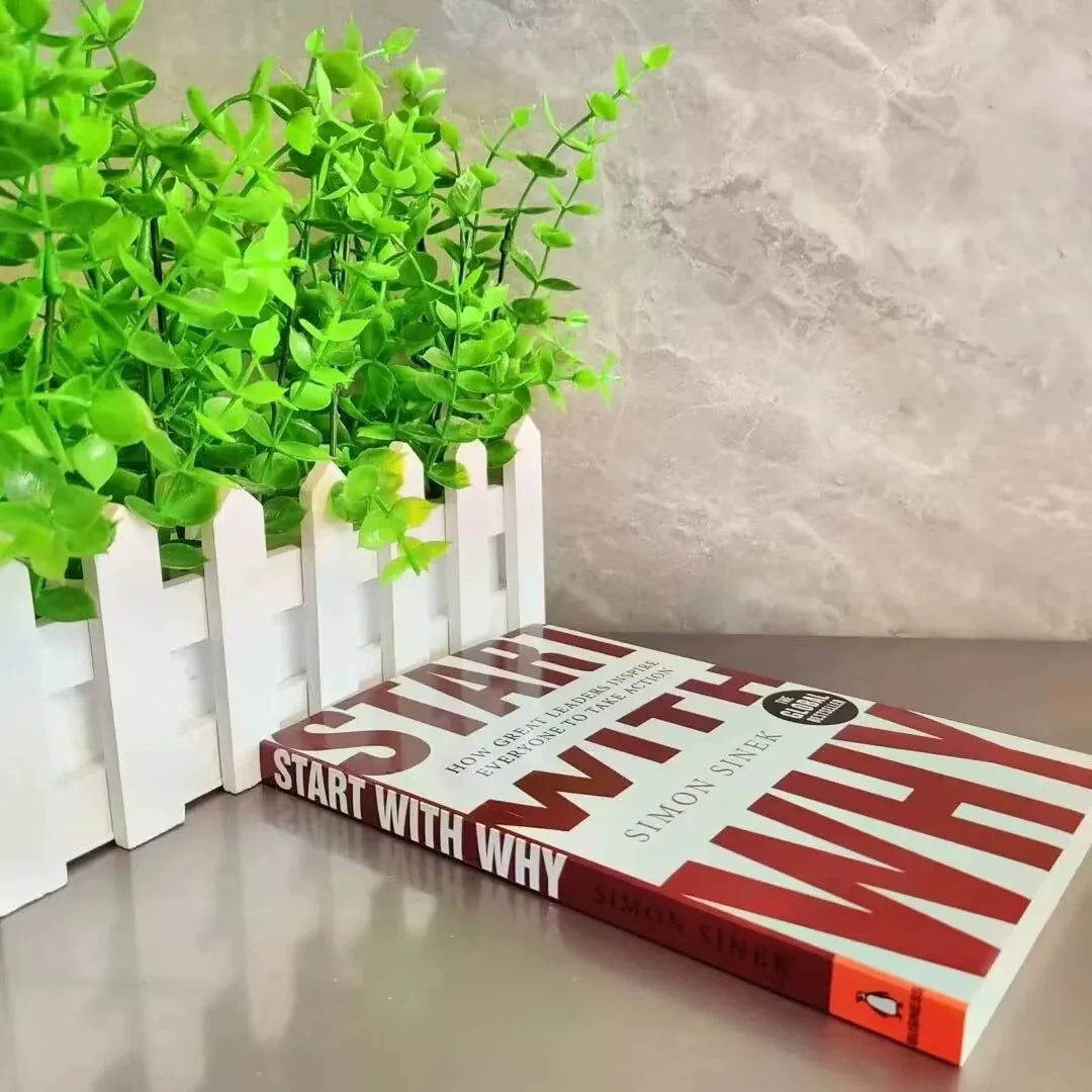 Find Your Why & Start with Why by Simon Sinek – Motivational Leadership & Business Book Set