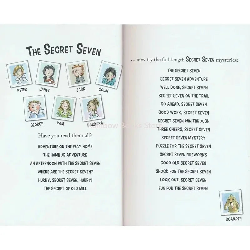The Secret Seven by Enid Blyton – 6 Book Set Children’s Adventure & Detective Stories