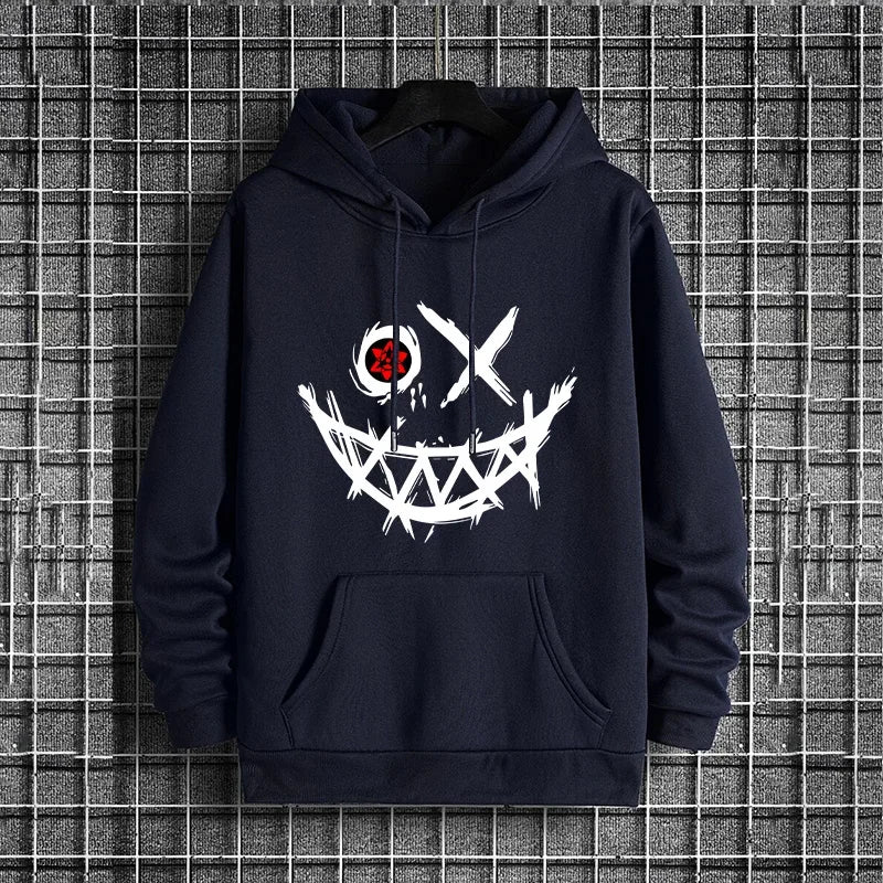 2025 Men’s Urban Streetwear Hoodie – Trendy Hip Hop Hooded Sweatshirt for Autumn/Winter Casual Fashion