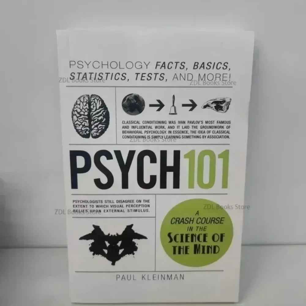 Psych 101 by Paul Kleinman – Crash Course in the Science of the Mind Paperback Book