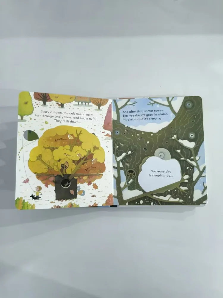 Usborne Peep Inside a Tree – Educational 3D Lift-the-Flap English Picture Book for Children