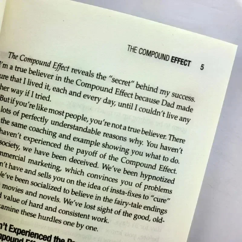 The Compound Effect by Darren Hardy – Multiply Your Success Step by Step English Book