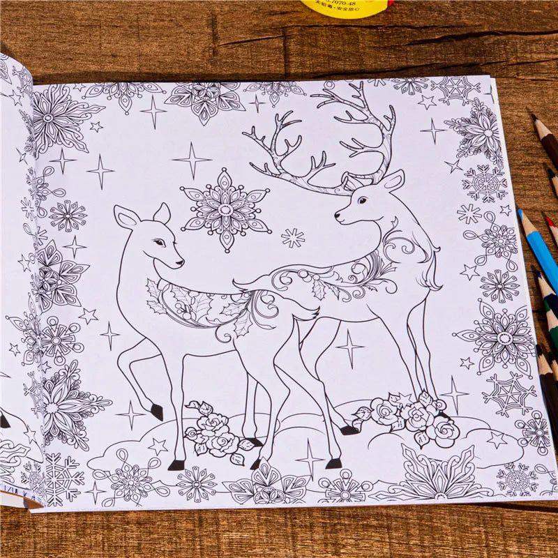 Magical Winter Coloring Book – Christmas-Themed Art & Activity Book for Kids
