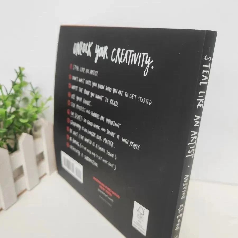 Steal Like an Artist by Austin Kleon – 10 Tips for Creativity Paperback Book