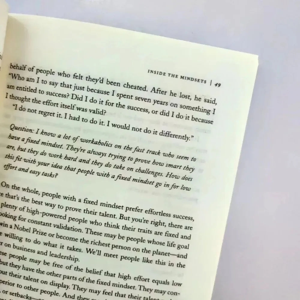 Mindset: The New Psychology of Success by Carol S. Dweck – Inspirational English Book