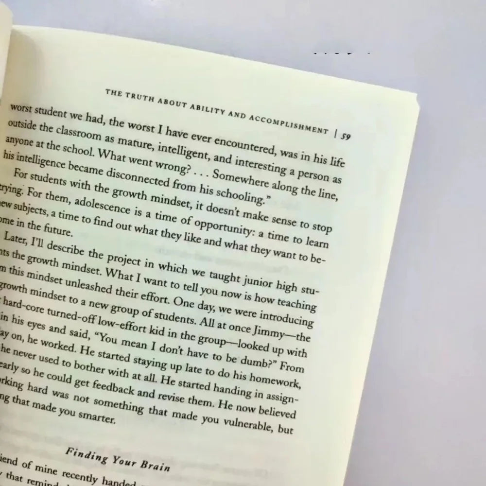 Mindset: The New Psychology of Success by Carol S. Dweck – Inspirational English Book