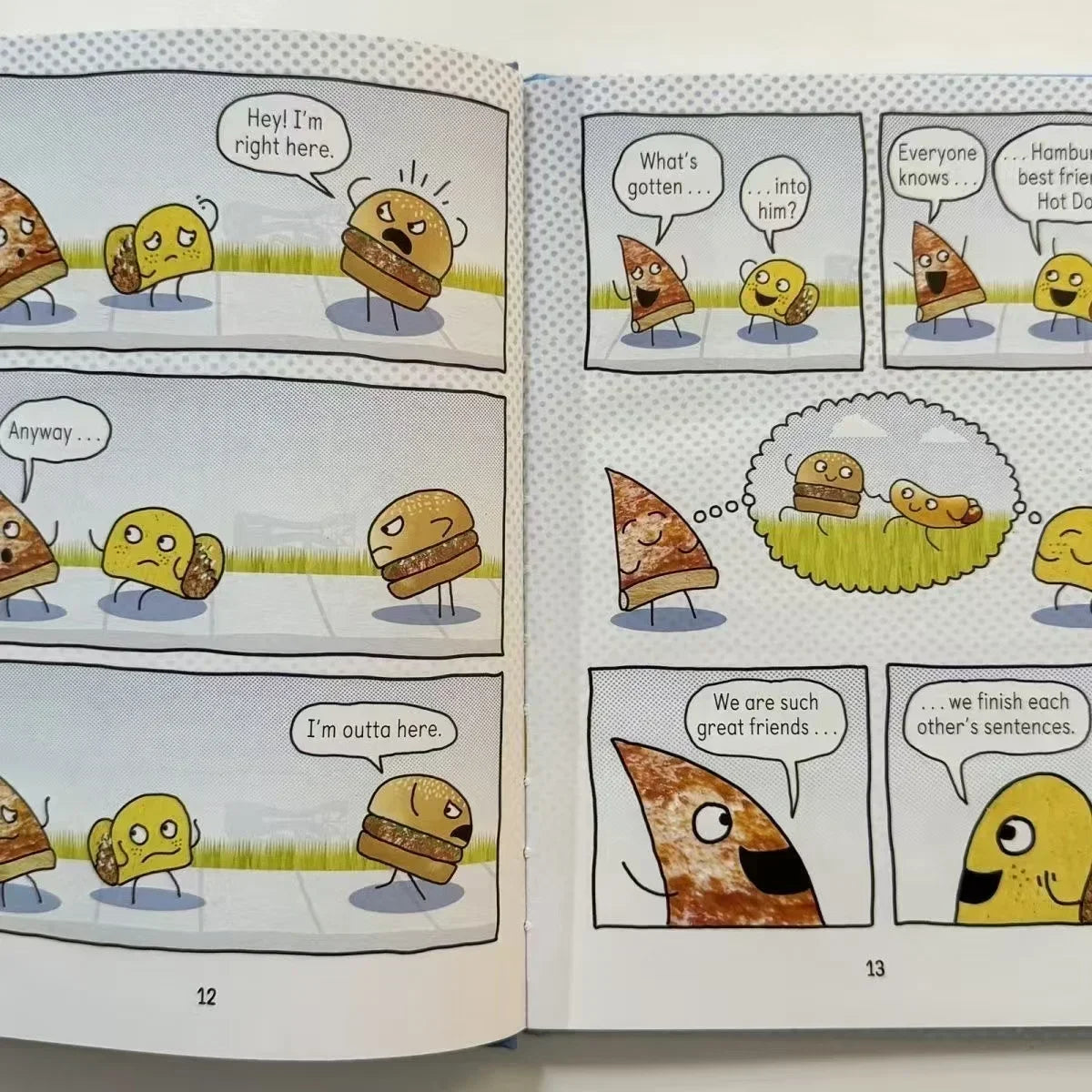 Pizza and Taco 7-Book Set – English Color Comic Chapter Books for Kids