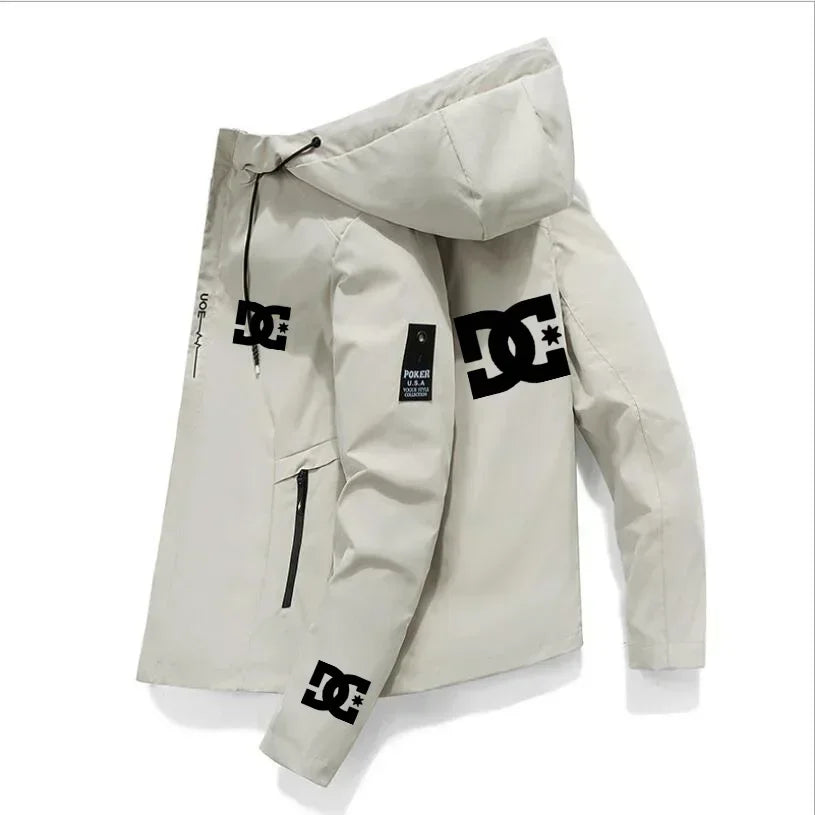 2025 Men’s Waterproof Fishing Jacket – Hooded Outdoor Autumn/Winter Sports Coat