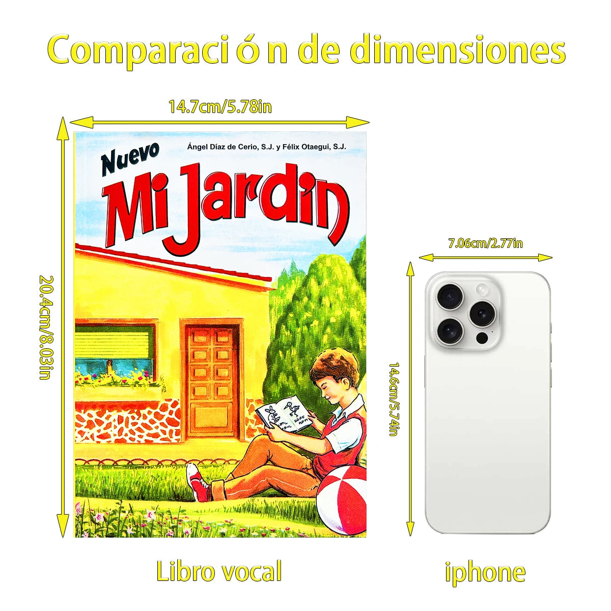 Nuevo Mi Jardín Spanish Phonetic Learning Book – Kids Educational Textbook (112 Pages)