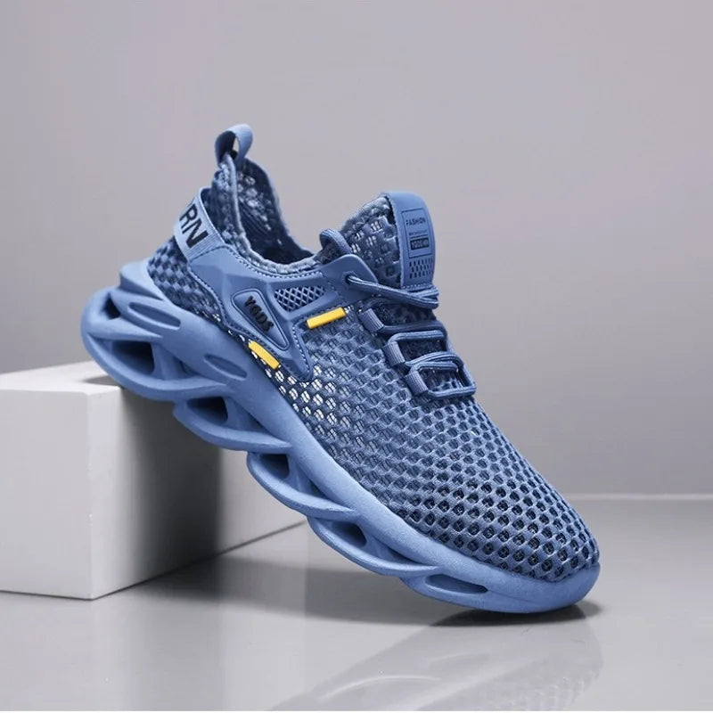 Men’s Summer Mesh Sneakers – Lightweight Outdoor Running & Hiking Sports Shoes