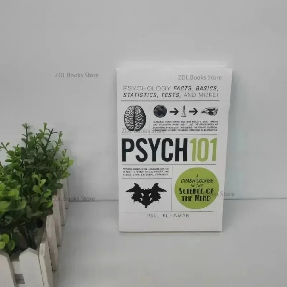 Psych 101 by Paul Kleinman – Crash Course in the Science of the Mind Paperback Book