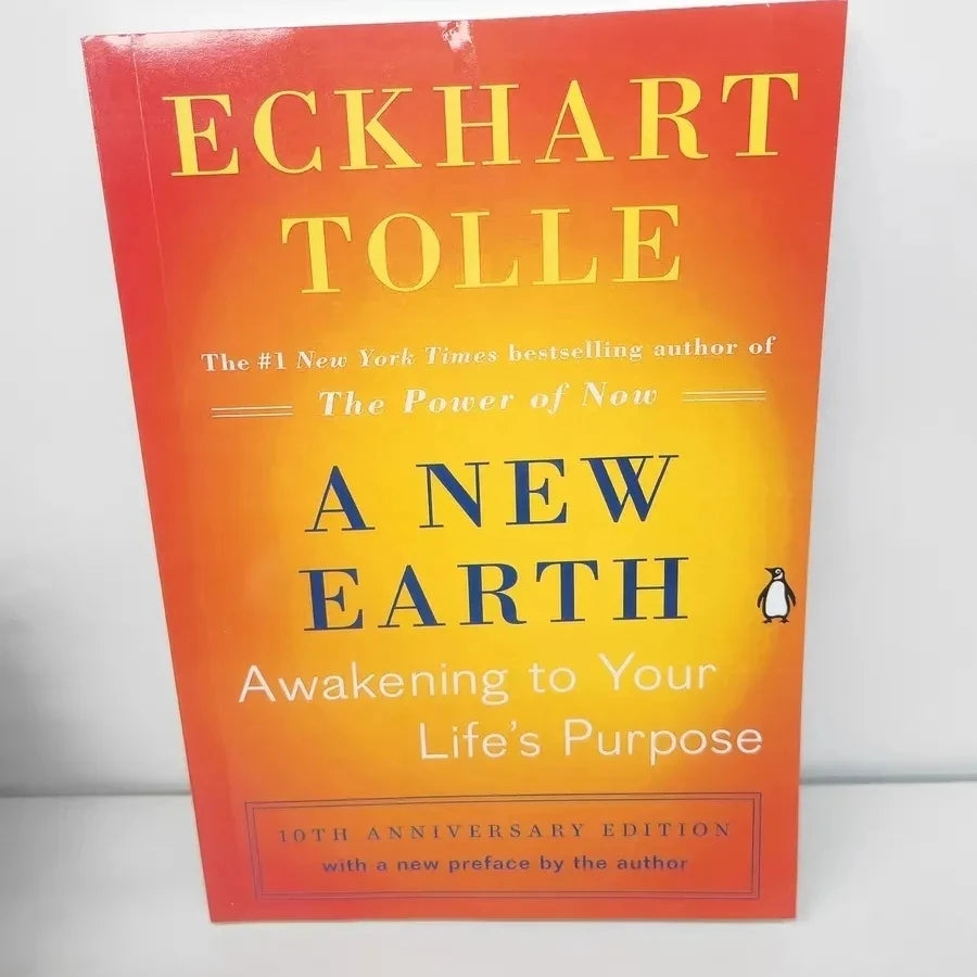 A New Earth by Eckhart Tolle – Awakening to Your Life’s Purpose Paperback Book