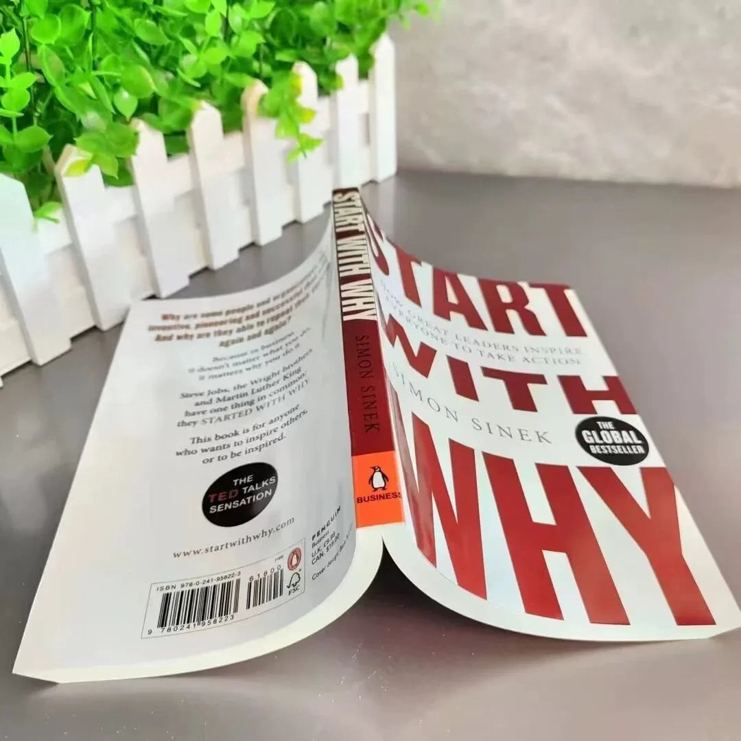 Find Your Why & Start with Why by Simon Sinek – Motivational Leadership & Business Book Set
