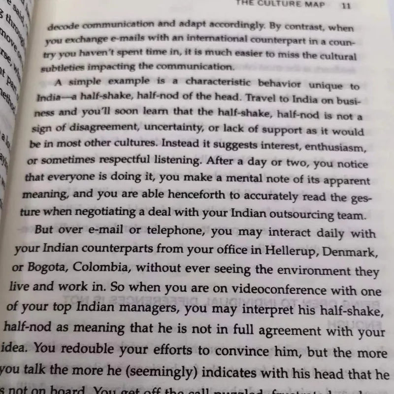 The Culture Map by Erin Meyer – Decode How People Think, Lead & Work Paperback Book