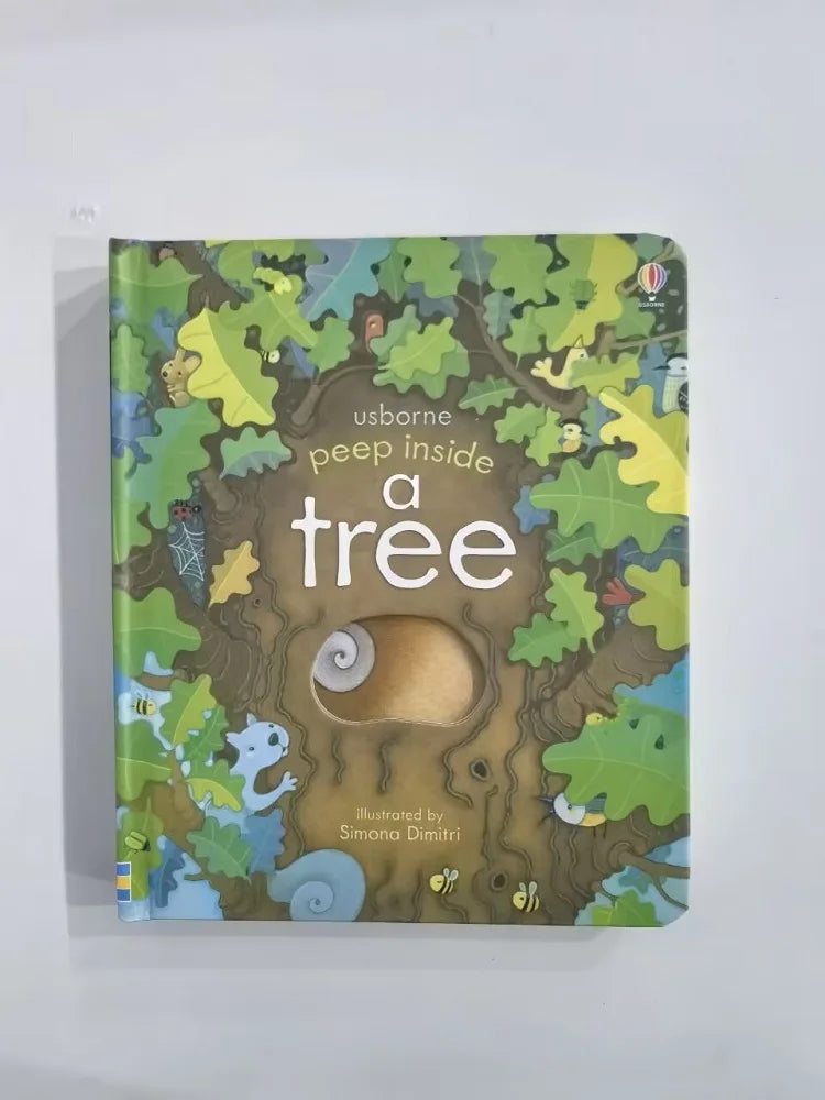 Usborne Peep Inside a Tree – Educational 3D Lift-the-Flap English Picture Book for Children
