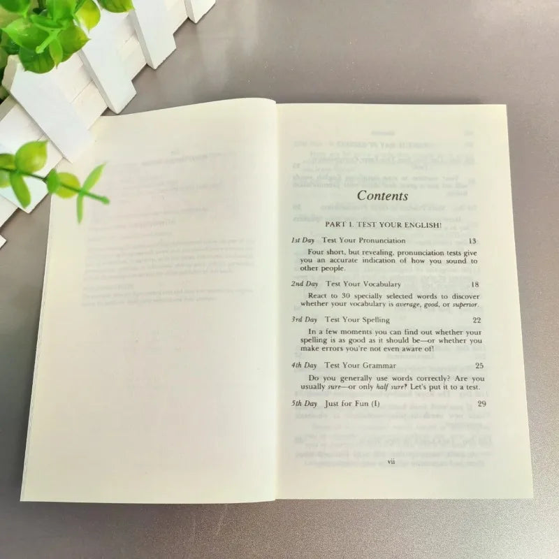 Thirty Days to Better English by Bview Art – Learn to Speak & Write Effectively Study Guide Book