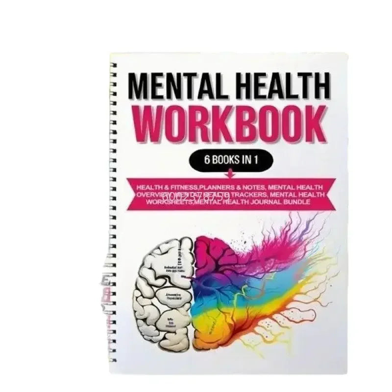 Mental Wellness Journal & Planner Notebook – Cashbook Organizer Diary