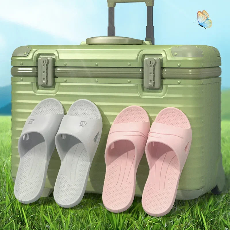 2024 Foldable EVA Slippers – Portable Non-Slip Bathroom & Travel Slides for Men & Women