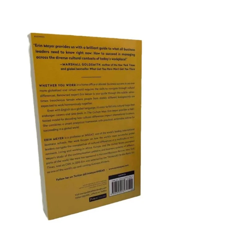 The Culture Map by Erin Meyer – Decode How People Think, Lead & Work Paperback Book