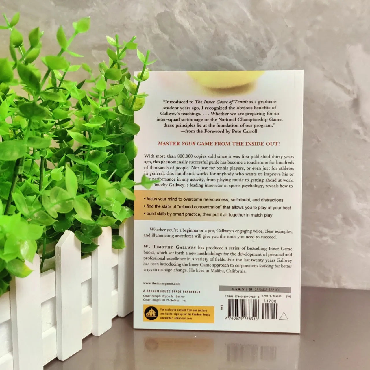 The Inner Game of Tennis – Classic Guide to the Mental Side of Peak Performance Book