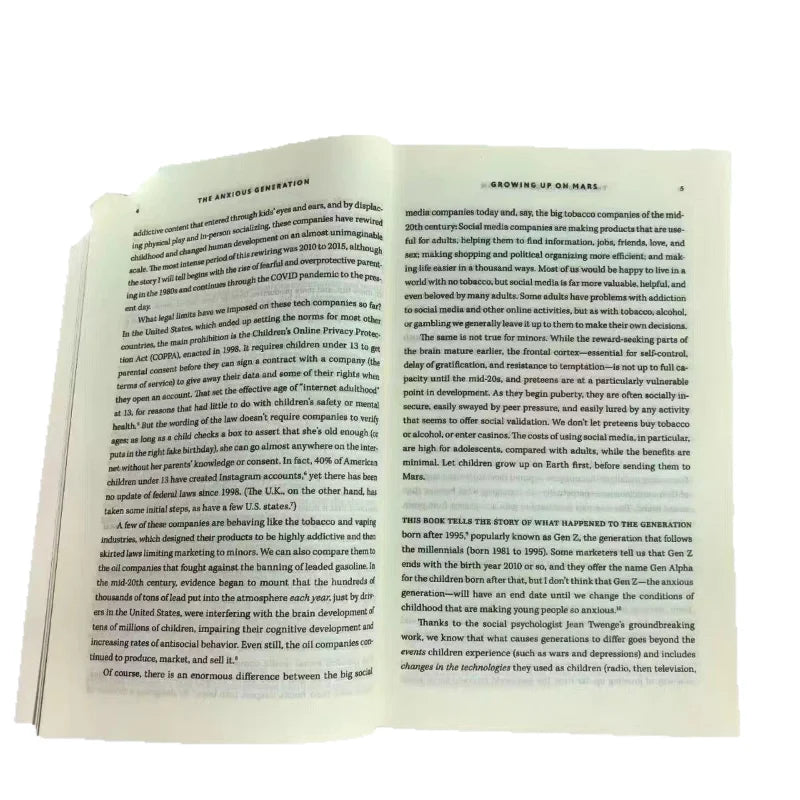 The Anxious Generation (2025 Edition) – English Version of NYT Bestseller