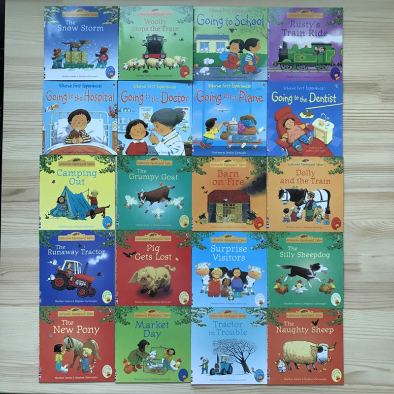 Usborne Kids Picture Books Set – 10 English Story Books for Babies & Children