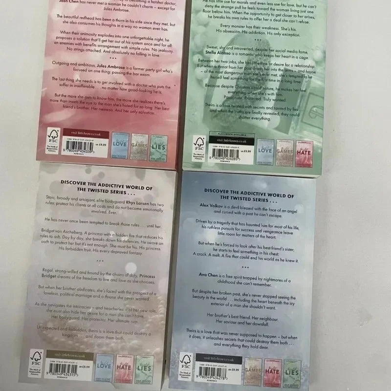 Twisted Series by Ana Huang – Single Book (Love, Games, Hate, or Lies) English Romance Novel