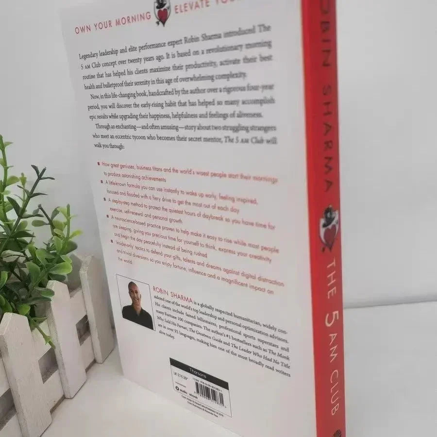The 5AM Club by Robin Sharma – Own Your Morning & Elevate Your Life English Book