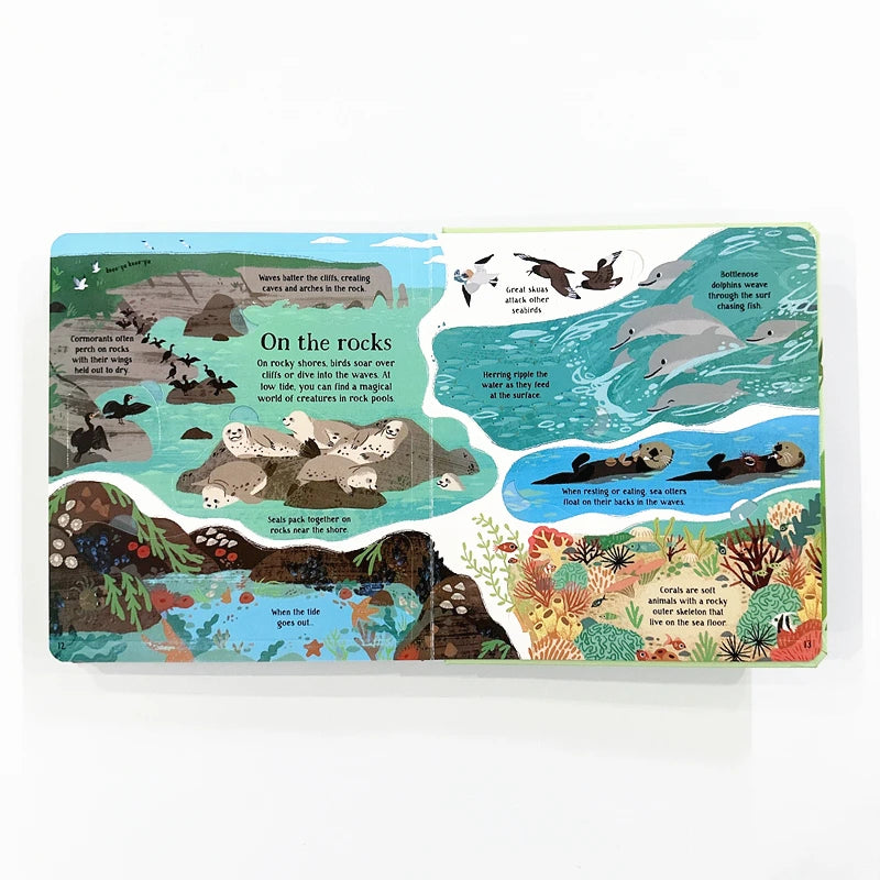 Usborne Look Inside Nature – Children’s Educational Science Book on Animals & Plants