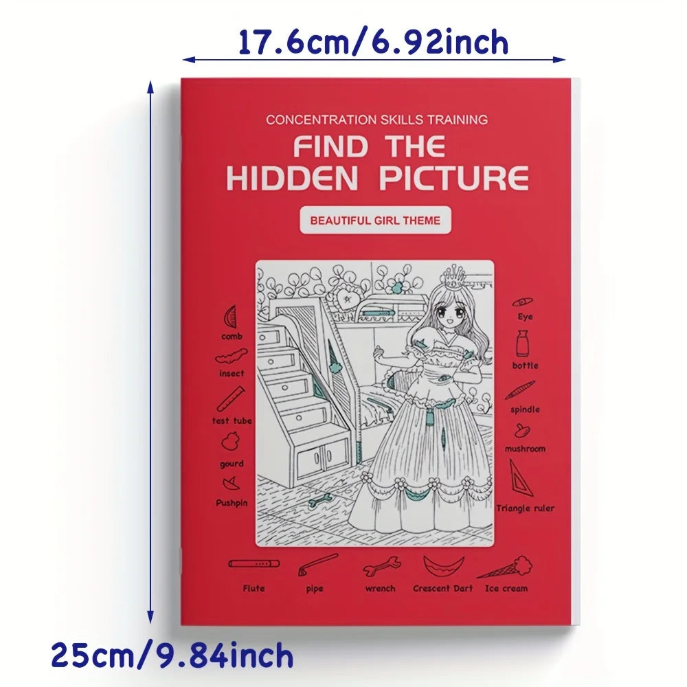Hidden Objects Book for Kids – Fun Focus & Attention Building Activity Book