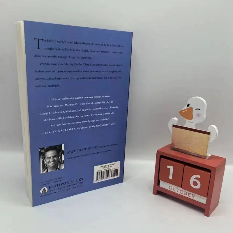 Friends, Lovers, and the Big Terrible Thing by Matthew Perry – English Memoir Paperback Book