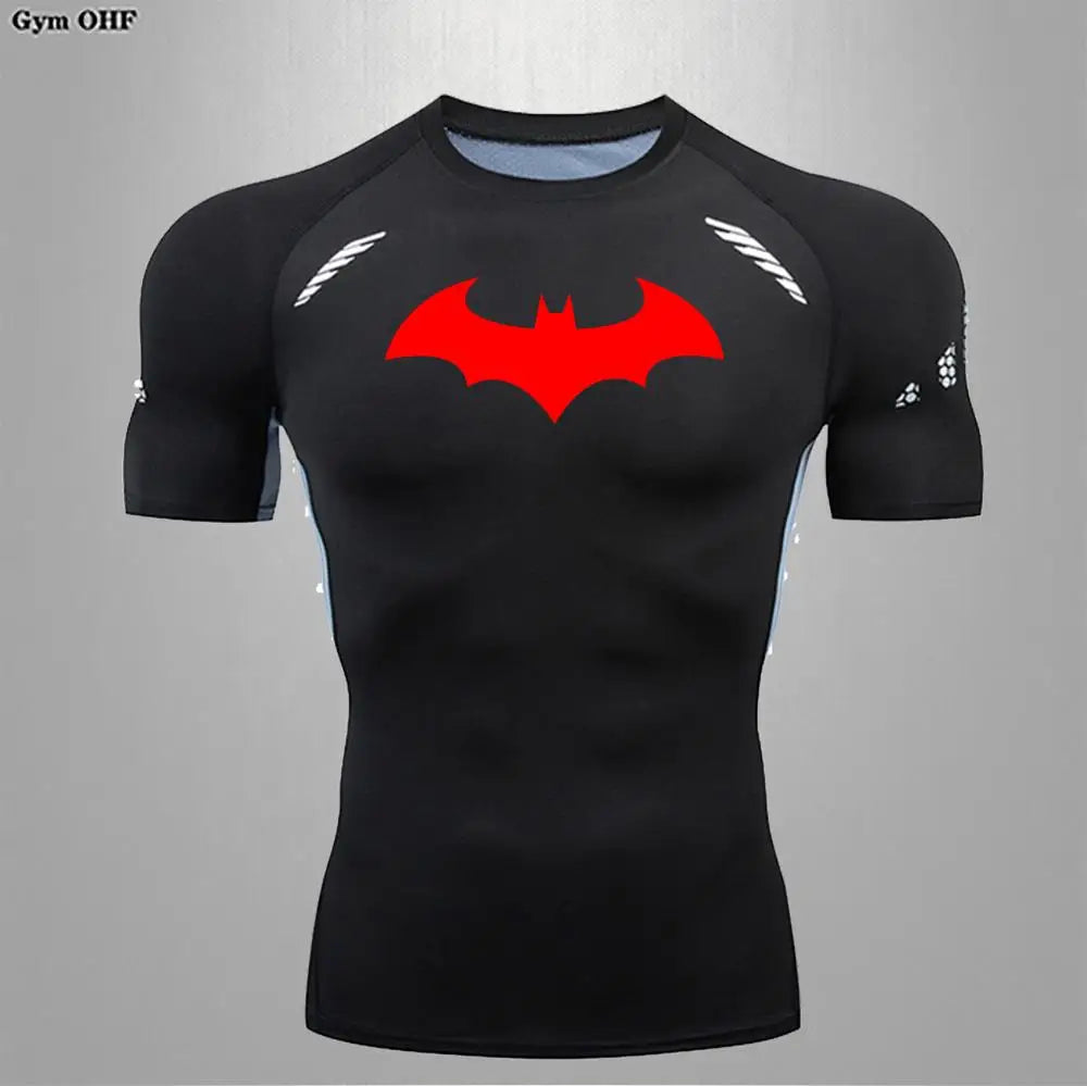 Men’s Compression Sport T-Shirt – Quick Dry Long Sleeve Gym Fitness Running Rashguard Top