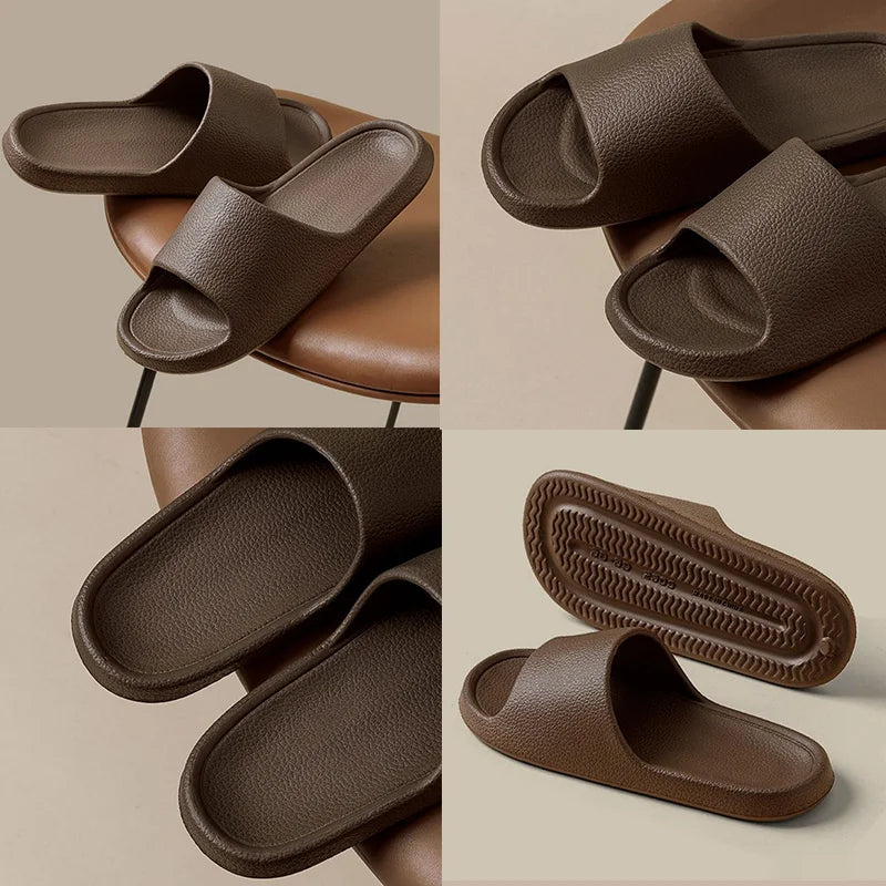 2024 Summer Women’s Slippers – Lightweight EVA Flat Sandals for Home & Bathroom