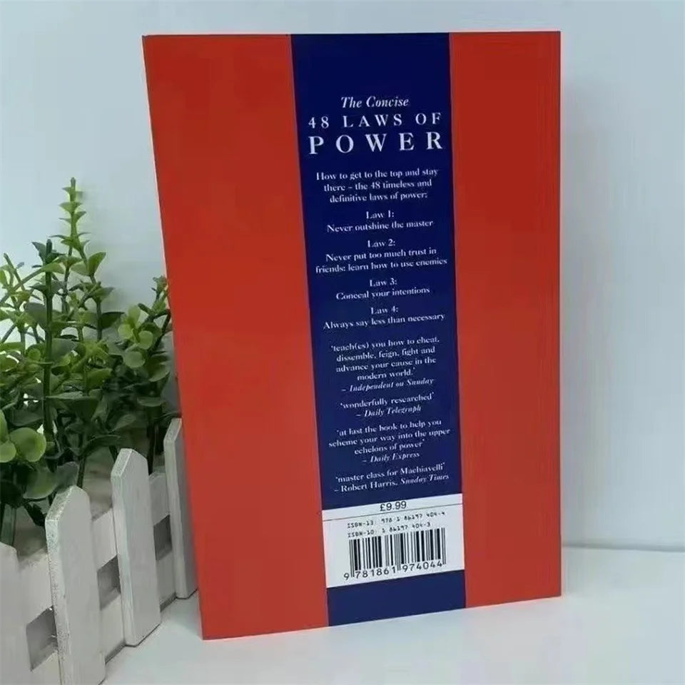 The Concise 48 Laws of Power Book by Robert Greene – 2025 English Edition