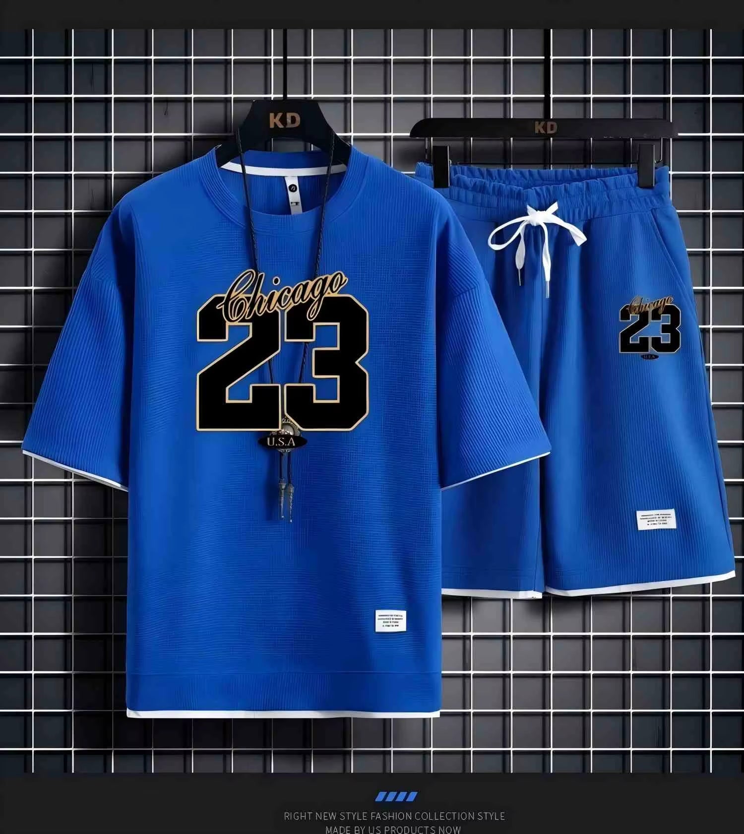 Men’s Korean Style Summer T-Shirt – Breathable Digital Print Round Neck Outdoor Top